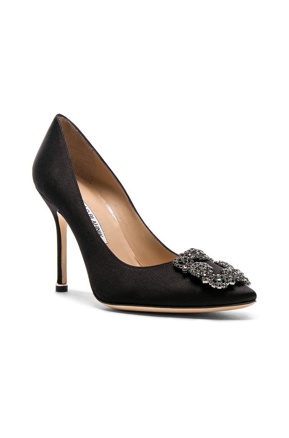 Manolo Blahnik Hangisimu 70 Mule in Royal Product Image