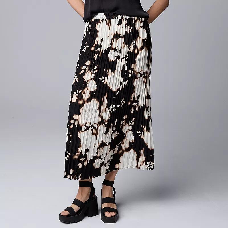 Womens Simply Vera Vera Wang Crinkle Maxi Skirt Product Image