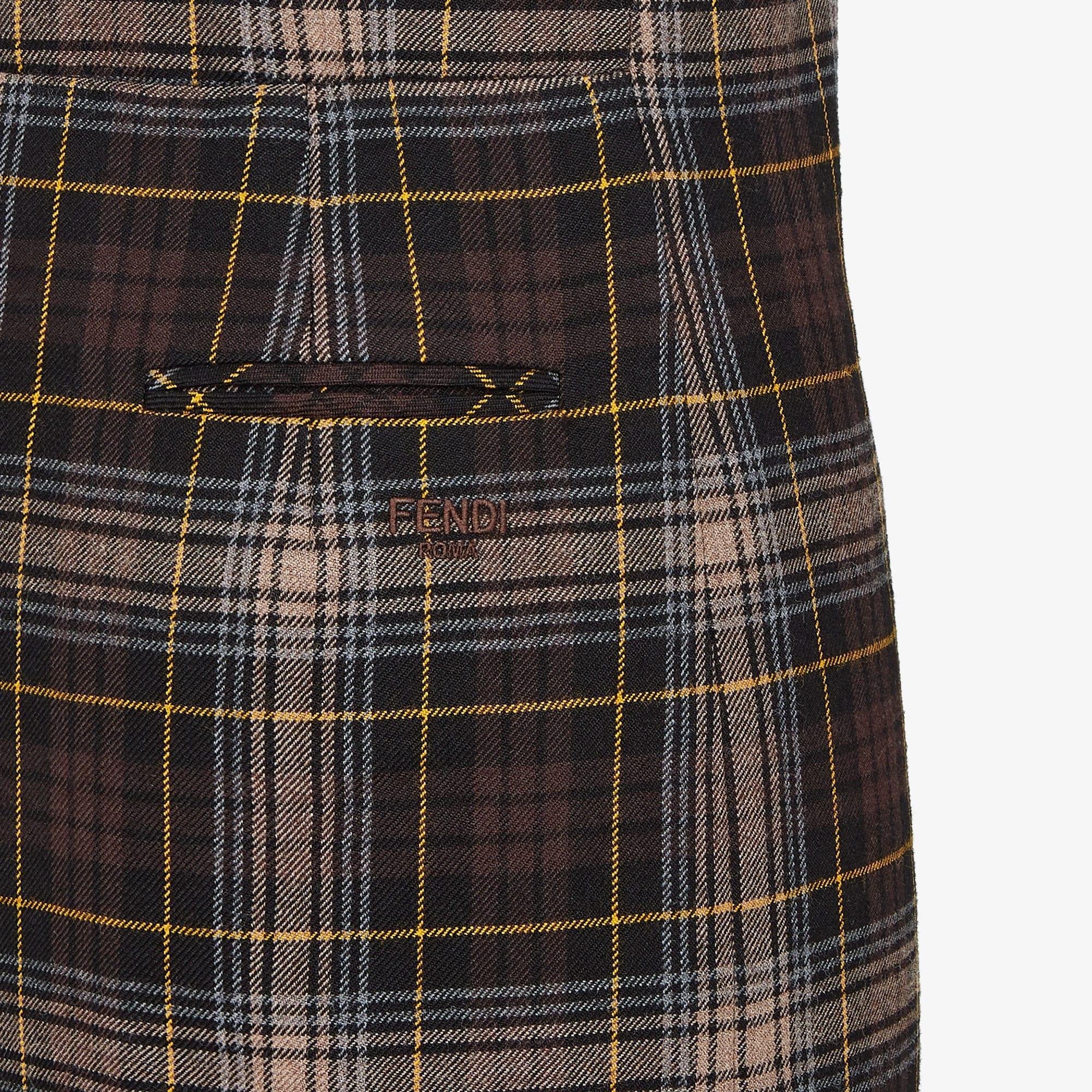 DressBrown Fendi Tartan dress Product Image