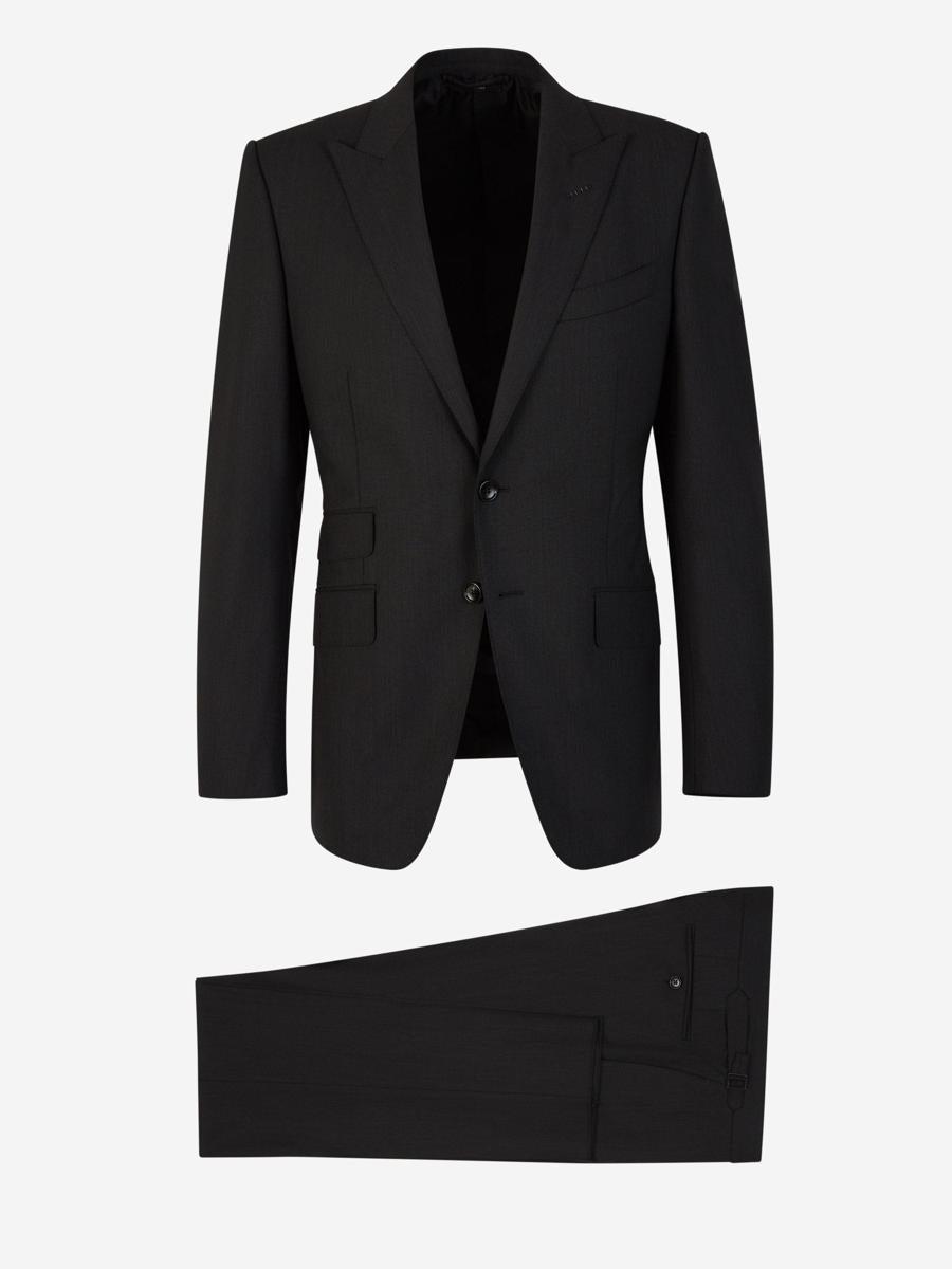 Wool Suit In Grey Product Image