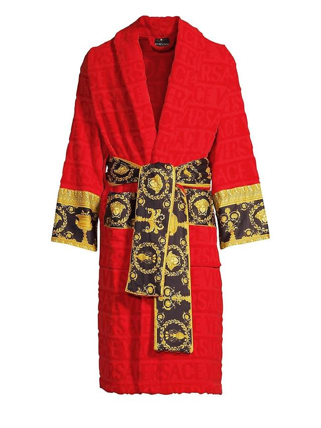 Mens Logo Baroque Bathrobe Product Image