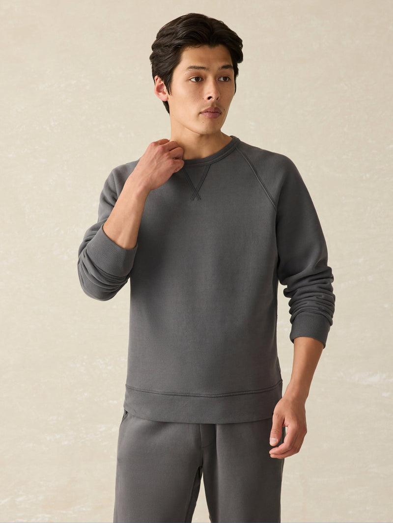 High Standard Fleece Crewneck - Mountain Black Product Image