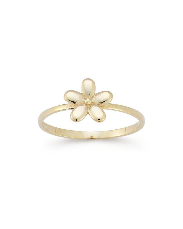 Moon & Meadow 14K Yellow Gold Polished Flower Ring Product Image