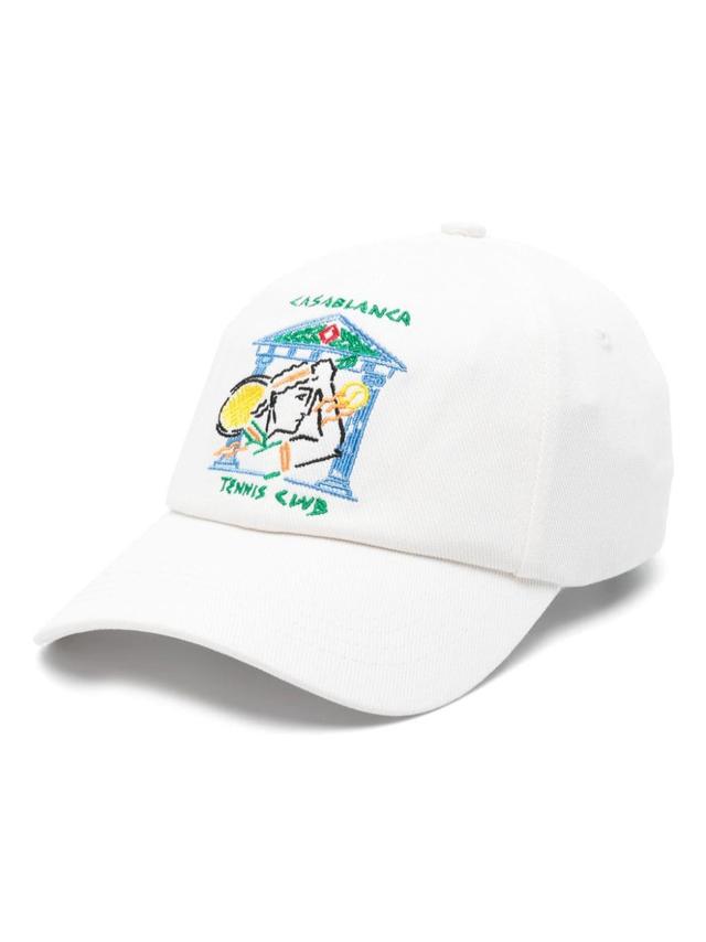 logo-embroidered cap Product Image