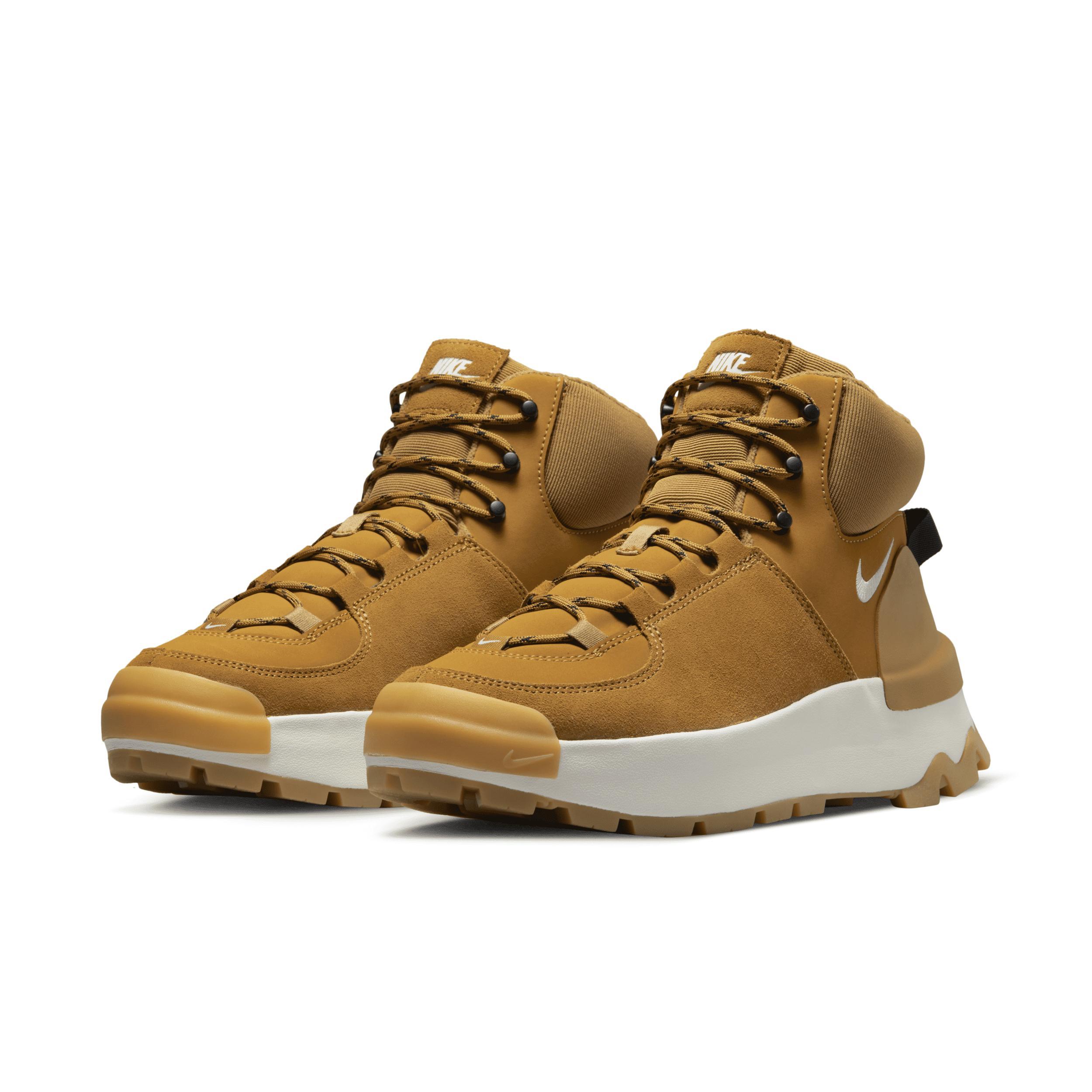 Nike Womens Nike City Classic Boots - Womens Wheat/White Product Image