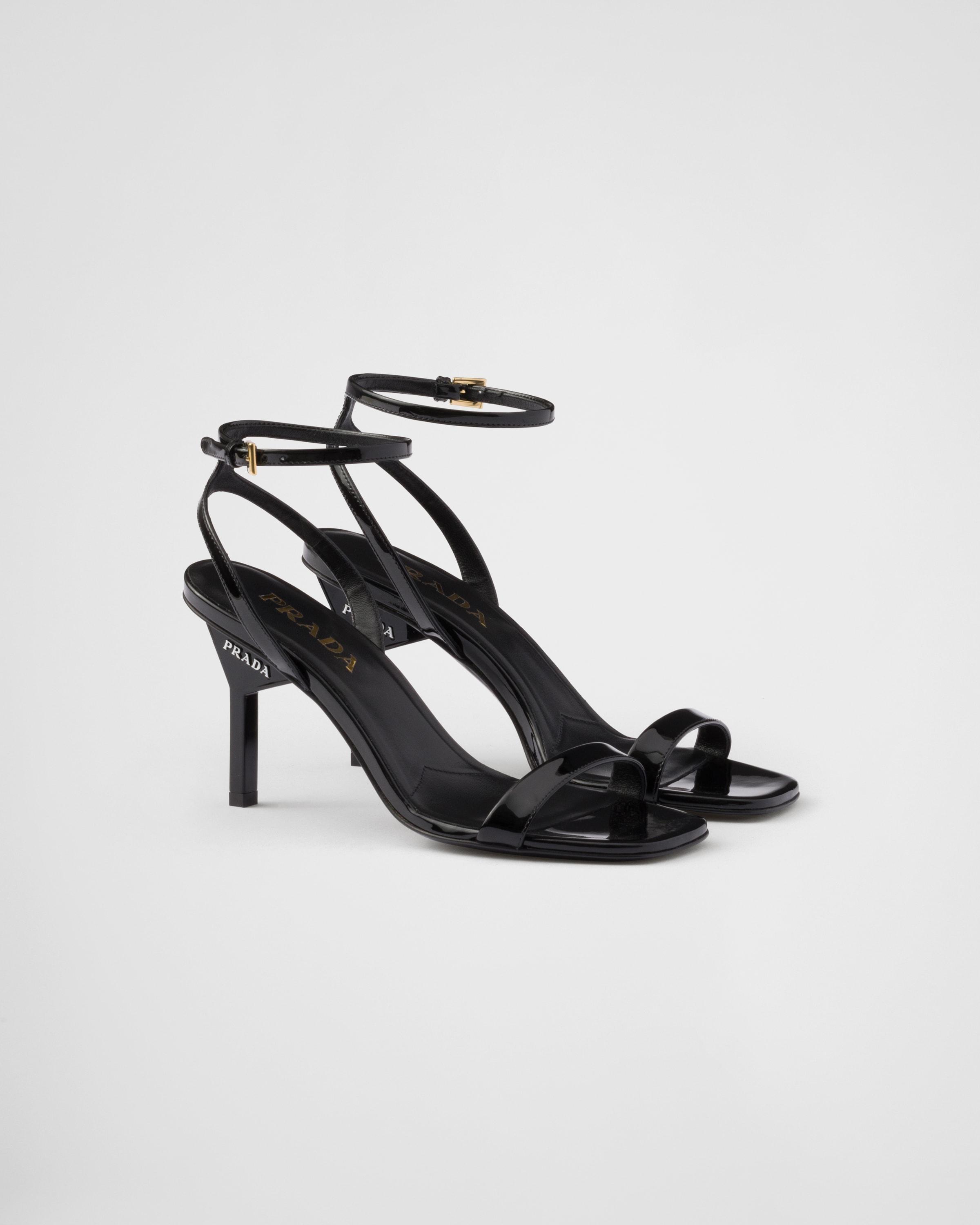 Patent leather high-heeled sandals product image