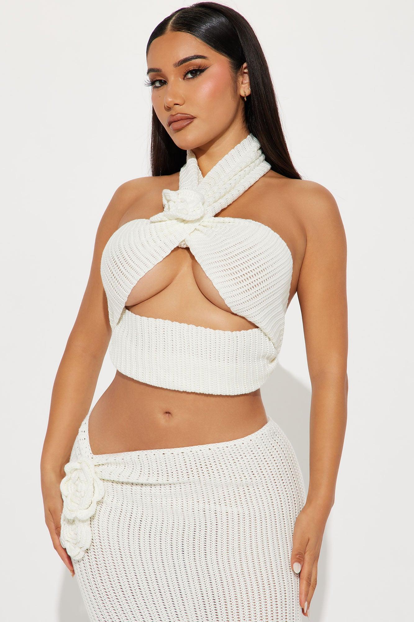 The Ultimate Vibe Skirt Set - Ivory Product Image