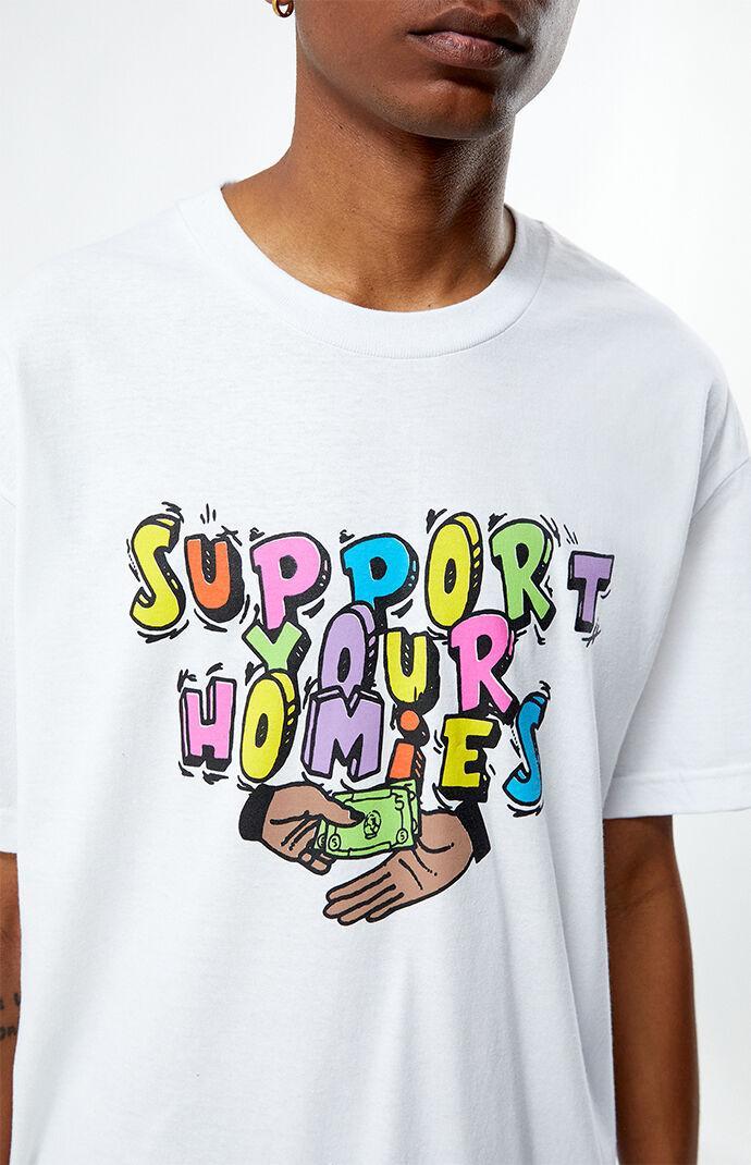 Bricks & Wood Men's Support Your Homies T-Shirt Product Image