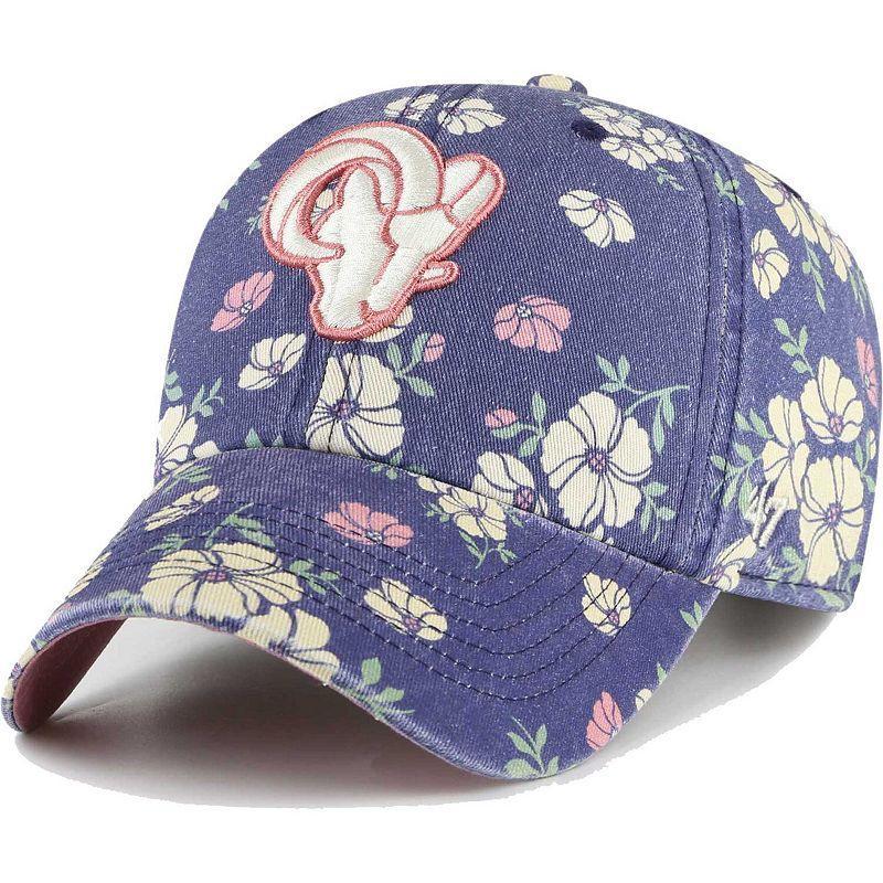 Womens 47 Los Angeles Rams Primrose Clean Up Adjustable Hat, Blue Product Image