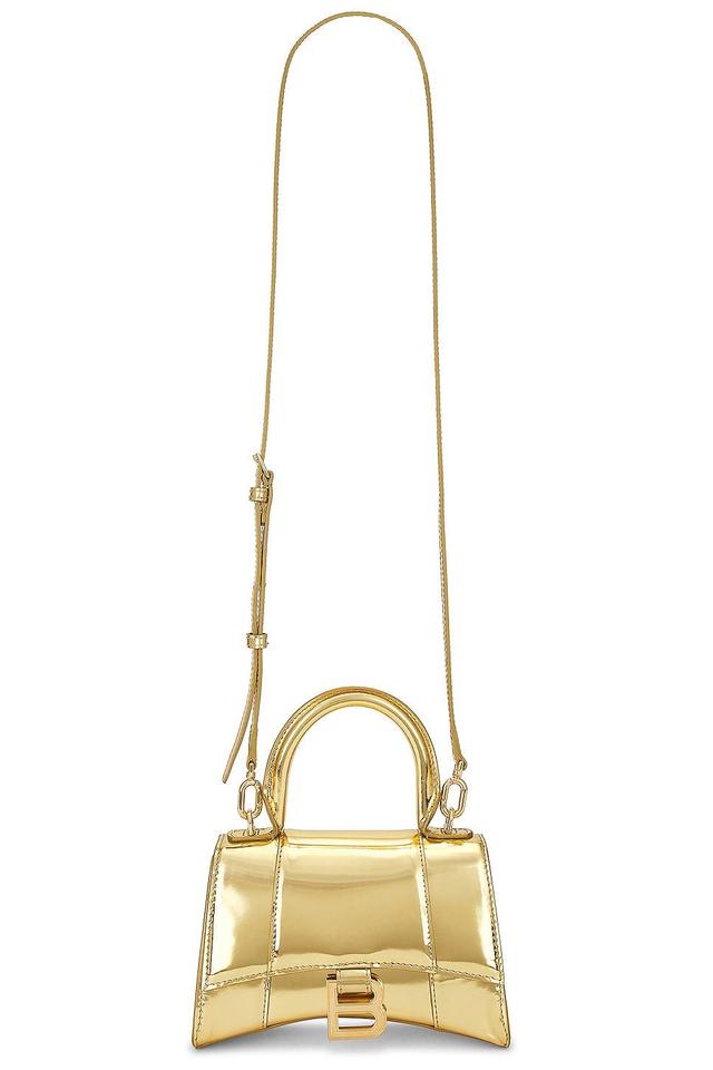 Balenciaga Hourglass Top Handle XS Bag in Metallic Product Image