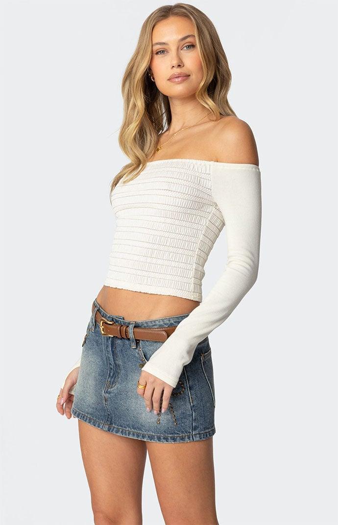 Edikted Women's Aurelie Off Shoulder Top Product Image