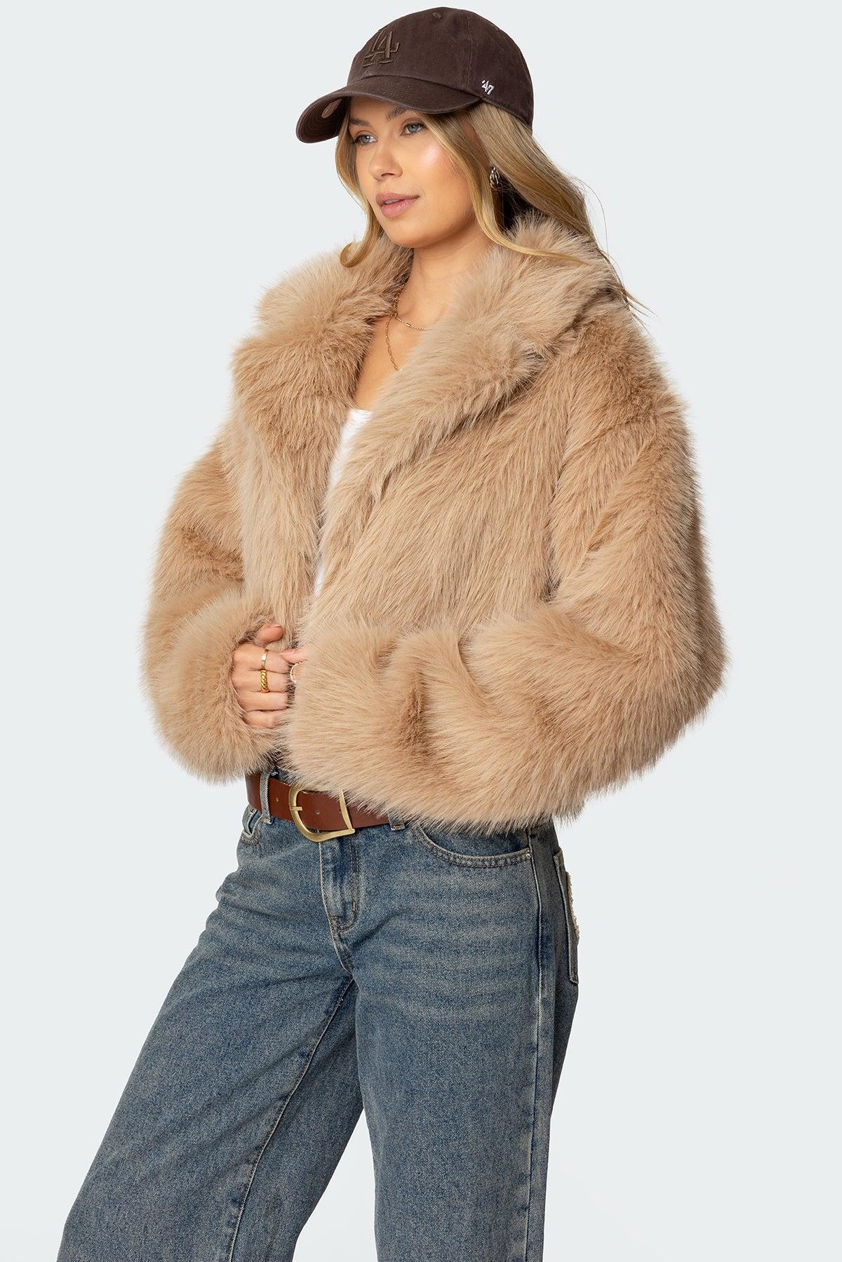 Sierra Oversized Faux Fur Jacket Product Image