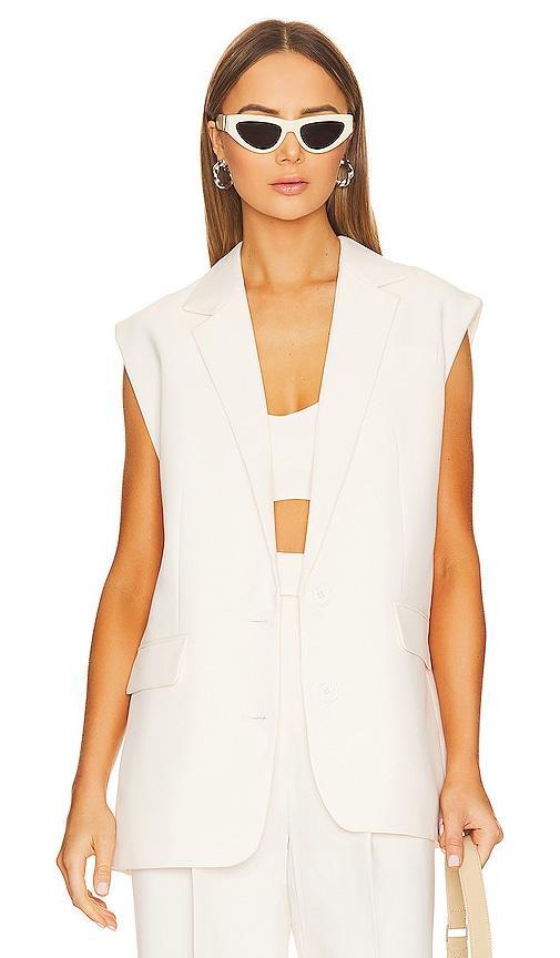 Irena Sleeveless Tailored Blazer Product Image