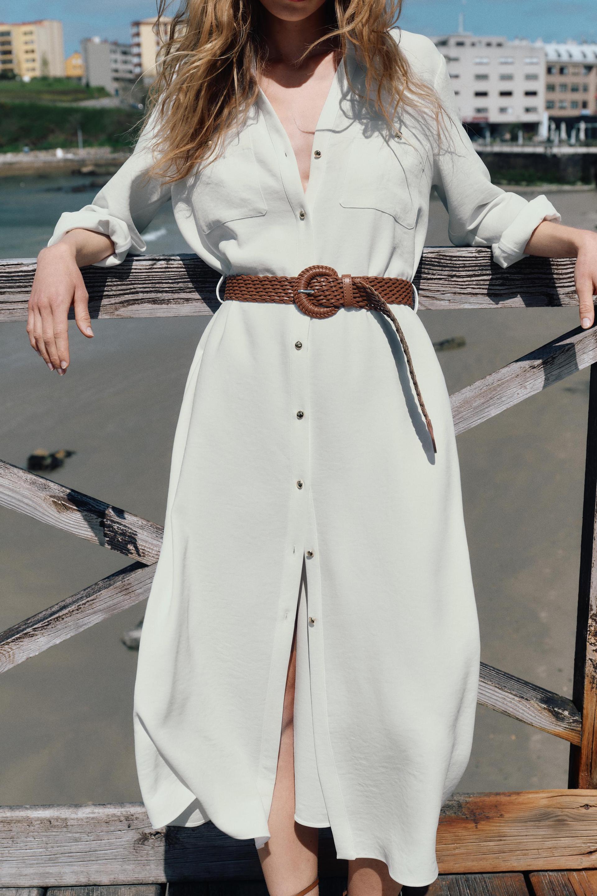 BELTED SHIRTDRESS Product Image