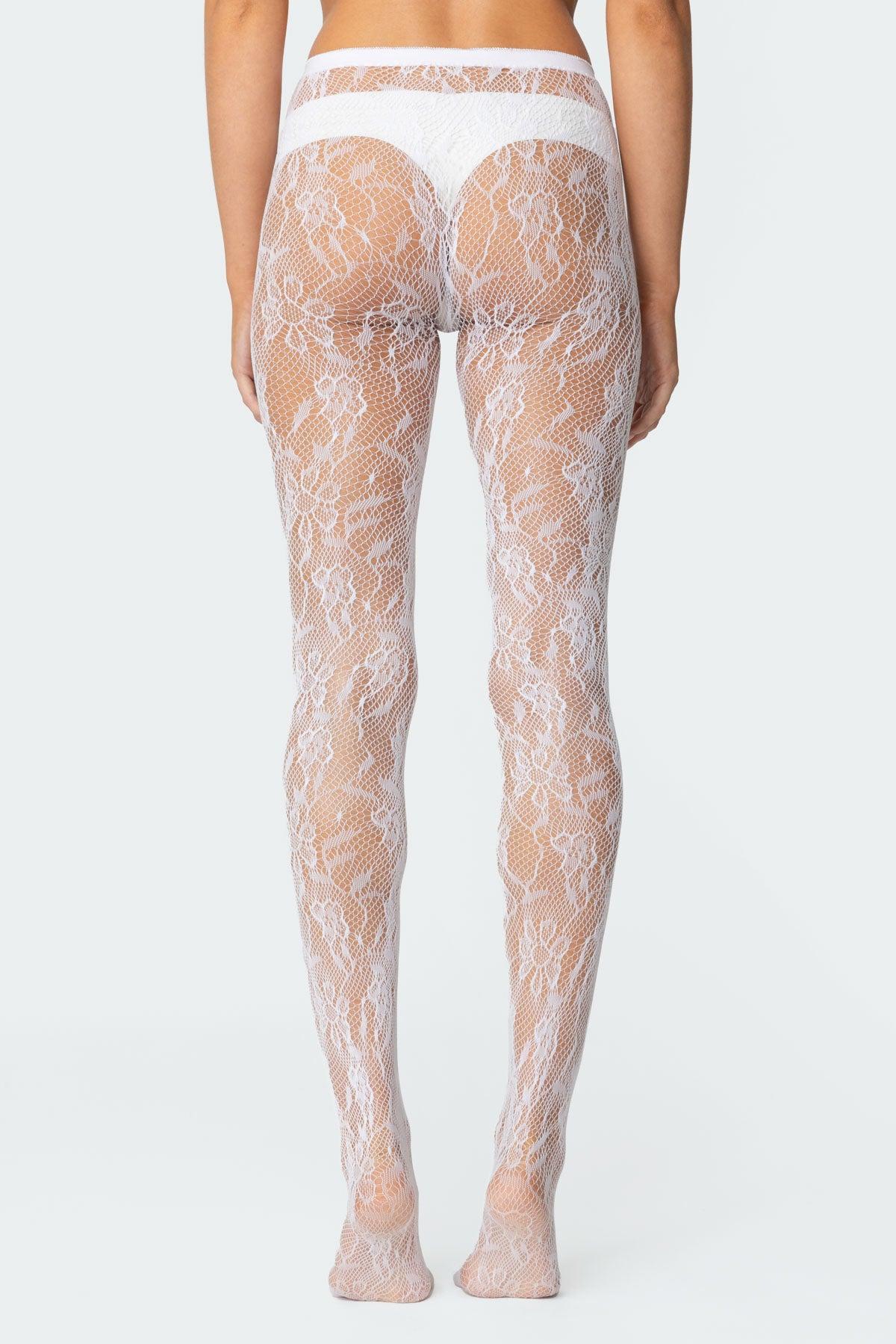 Lacey Fishnet Tights Product Image