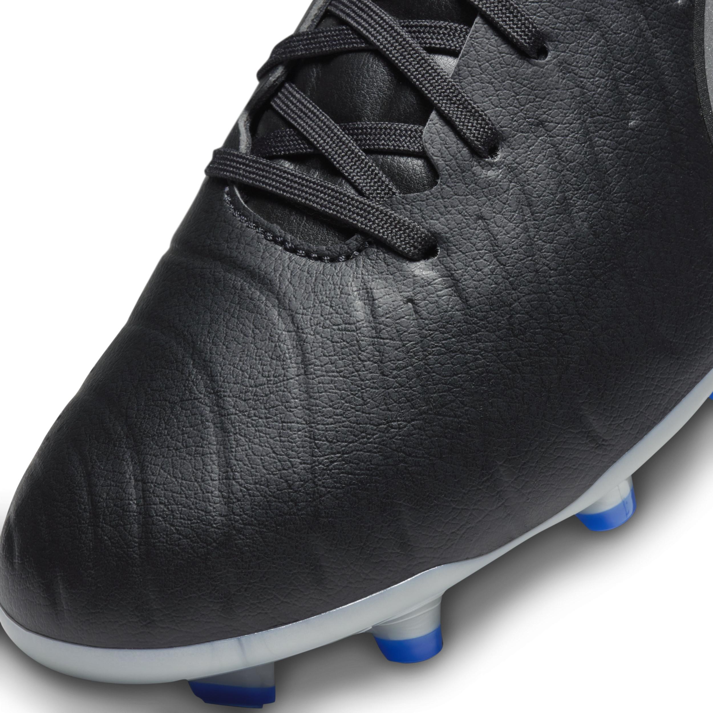 Nike Mens Nike Legend 10 Academy FG/MG - Mens Soccer Shoes Black/Chrome Product Image