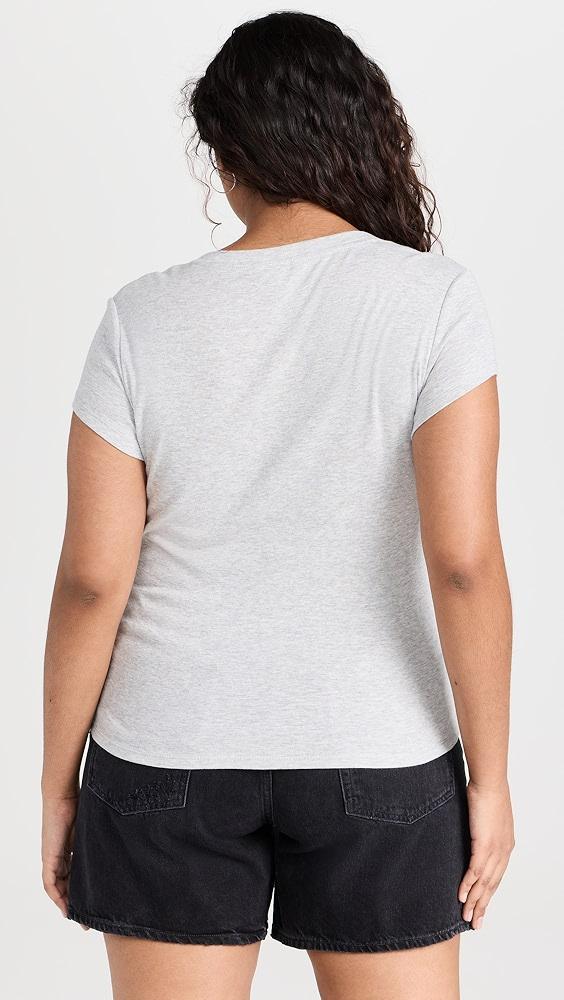 Splendid Faye 1x1 V Neck Tee | Shopbop Product Image