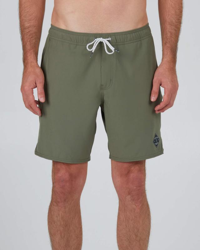 Lowtide Elastic Boardshort - Olive Product Image