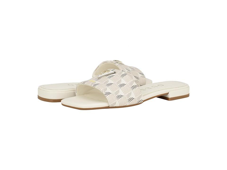 GUESS Tamed (Ivory Multi) Women's Sandals Product Image