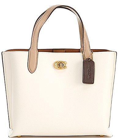 COACH Willow 24 Faded Leather Tote Bag Product Image