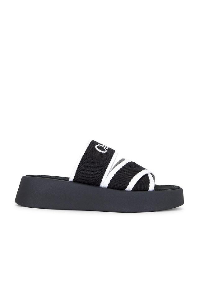 Chloe Mila Sandal in Black,White Product Image