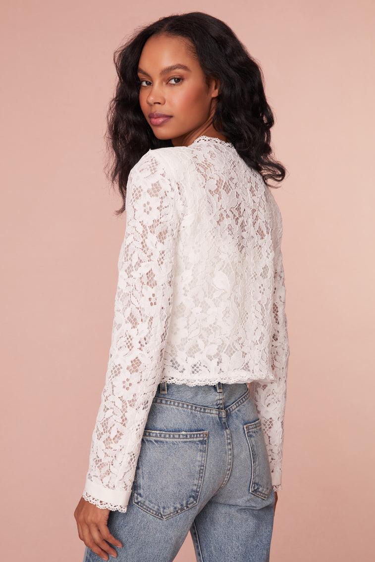 Richard Sheer Lace Jacket Product Image