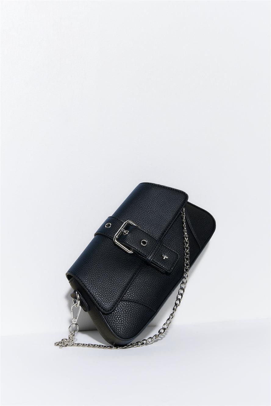 PETA + JAIN Maddy Bag Black Pebble Silver Product Image