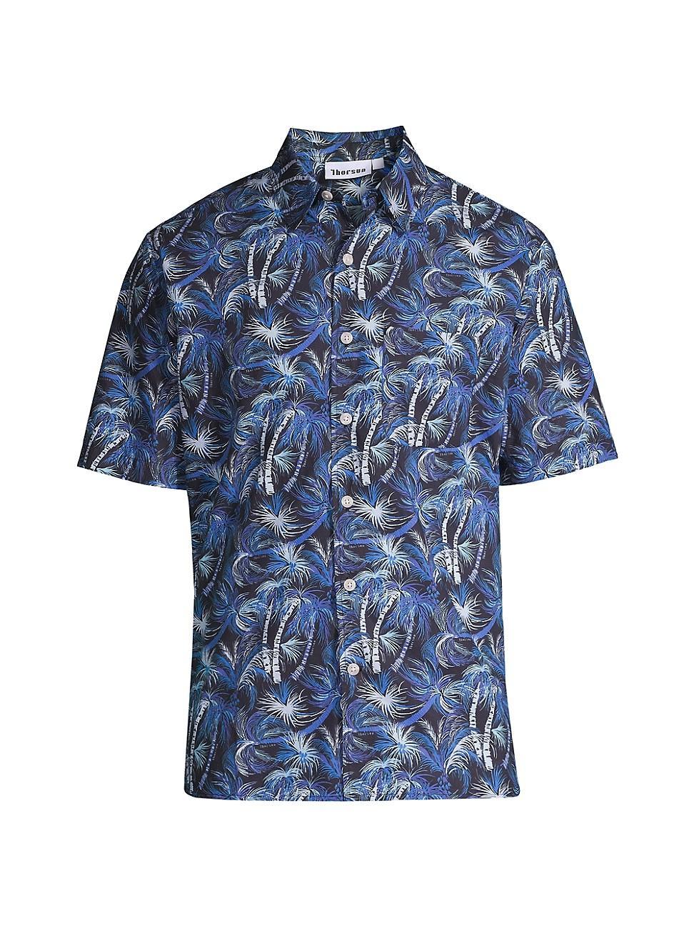 Mens Palms Printed Cotton Shirt Product Image