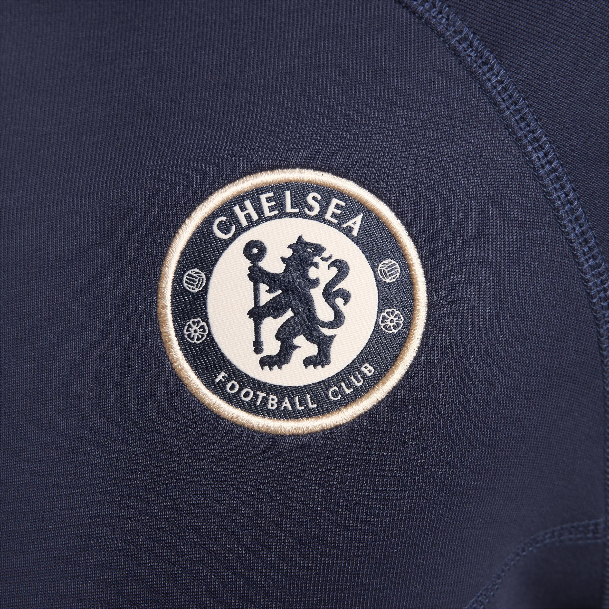 Chelsea FC Tech Fleece Windrunner Nike Men's Soccer Full-Zip Hoodie Product Image