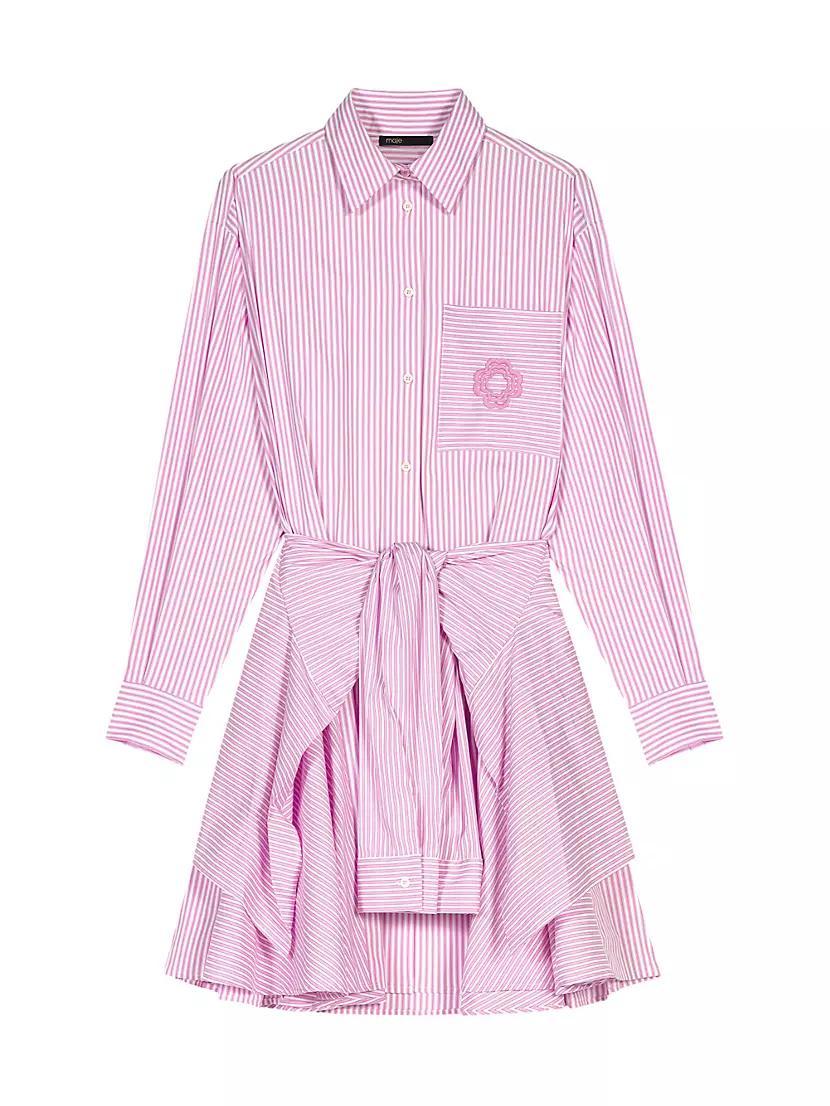 Striped Shirt Dress Product Image