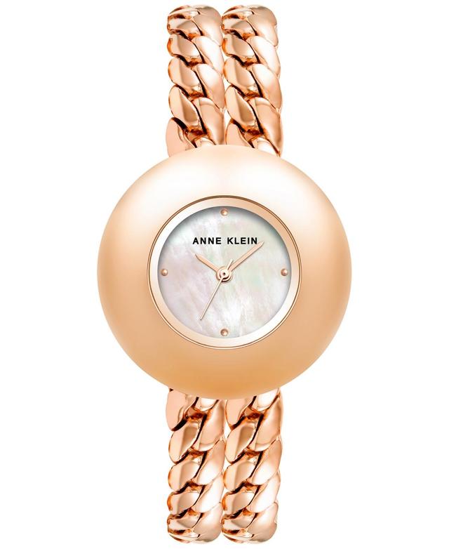 Anne Klein Womens Dual Chain Bracelet Watch 33mm - Two Tone Product Image