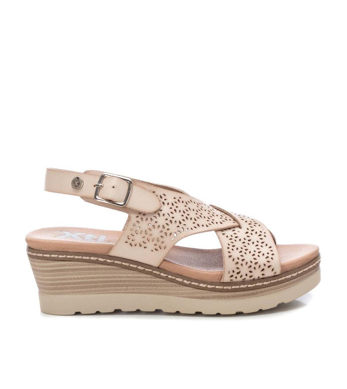 Xti Womens Wedge Sandals By Light Beige Product Image