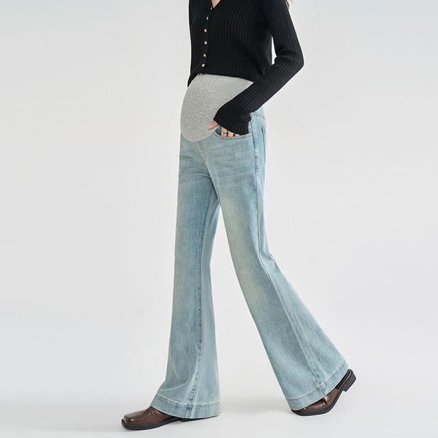 Maternity High Waist Flared Jeans Product Image