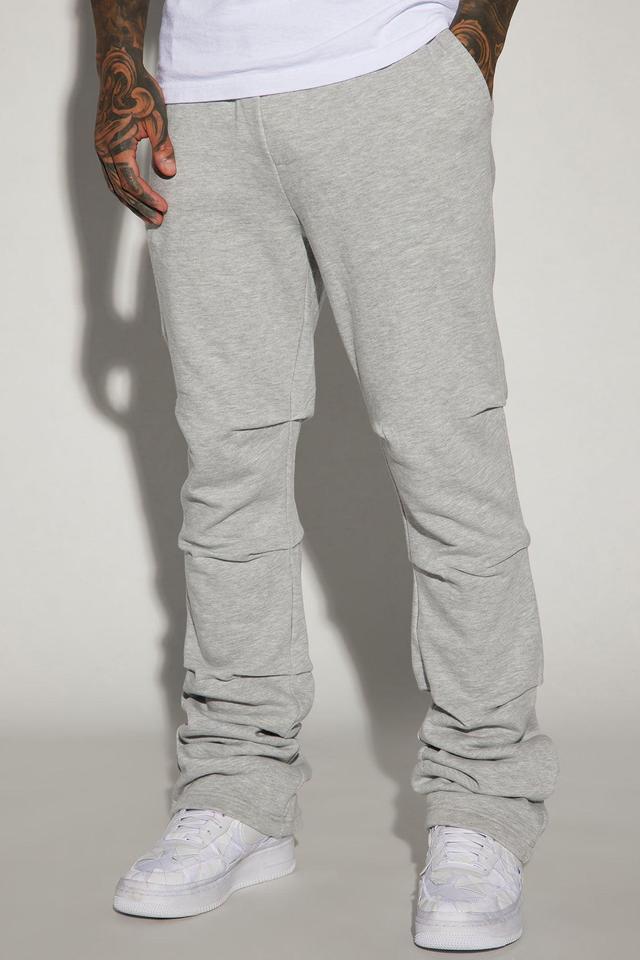 Hudson Skinny Flare Sweatpant - Heather Grey Product Image