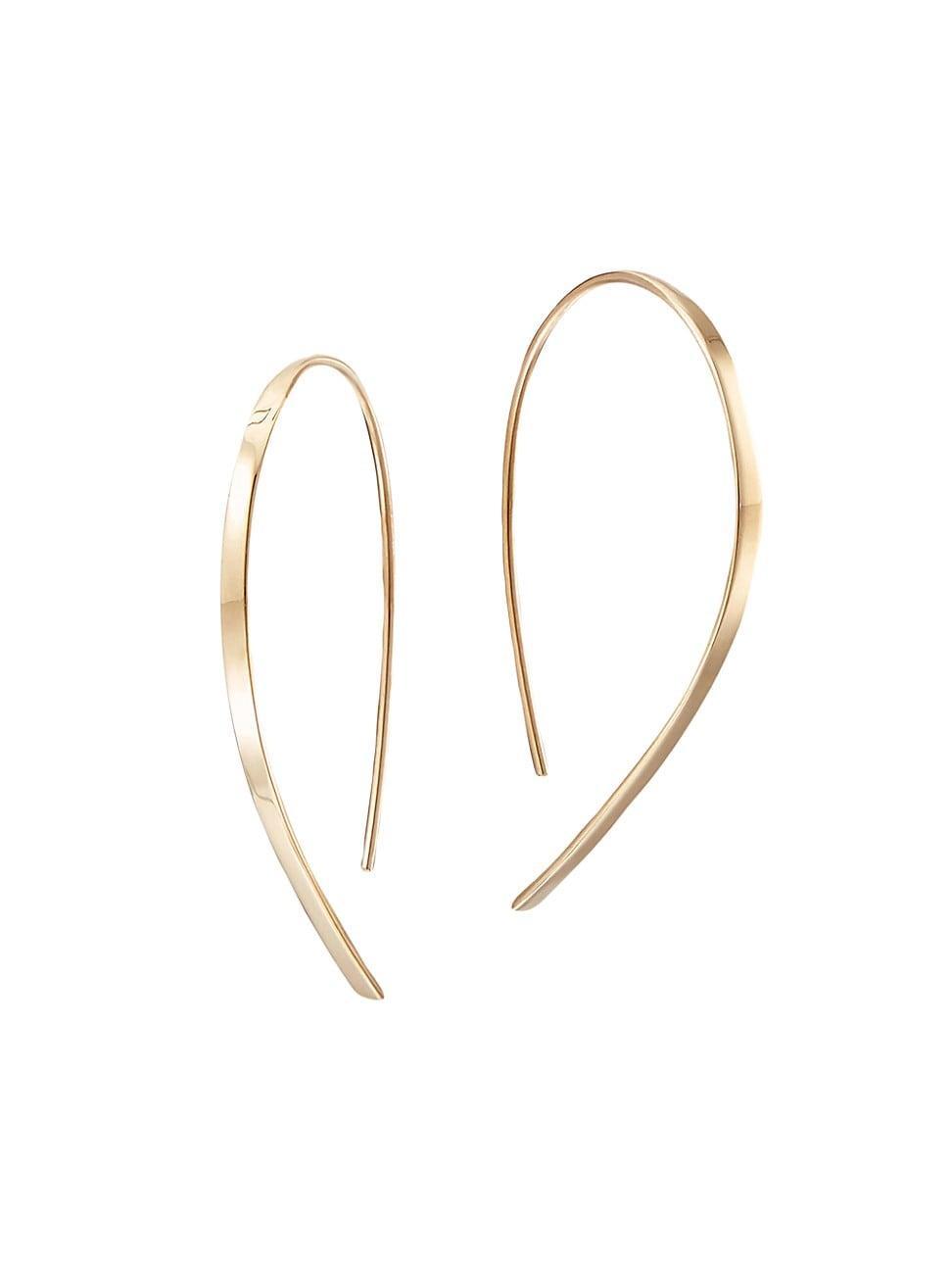 Lana Mini Flat Hooked On Hoop Earrings Product Image