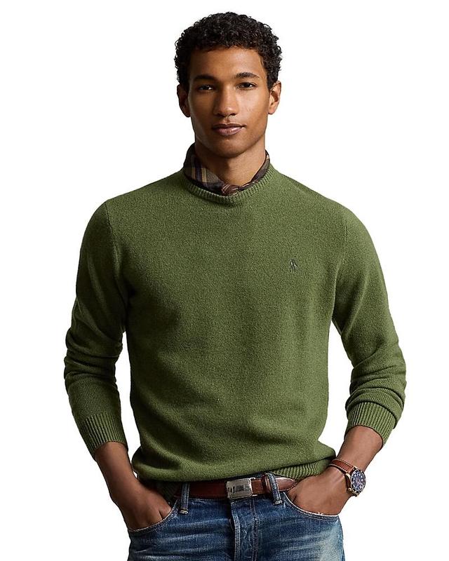 Mens Wool Knit Sweater Product Image