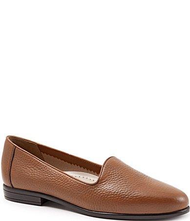 Trotters Liz Tumbled (Tan Very Soft Tumbled Leather) Women's Slip on Shoes Product Image