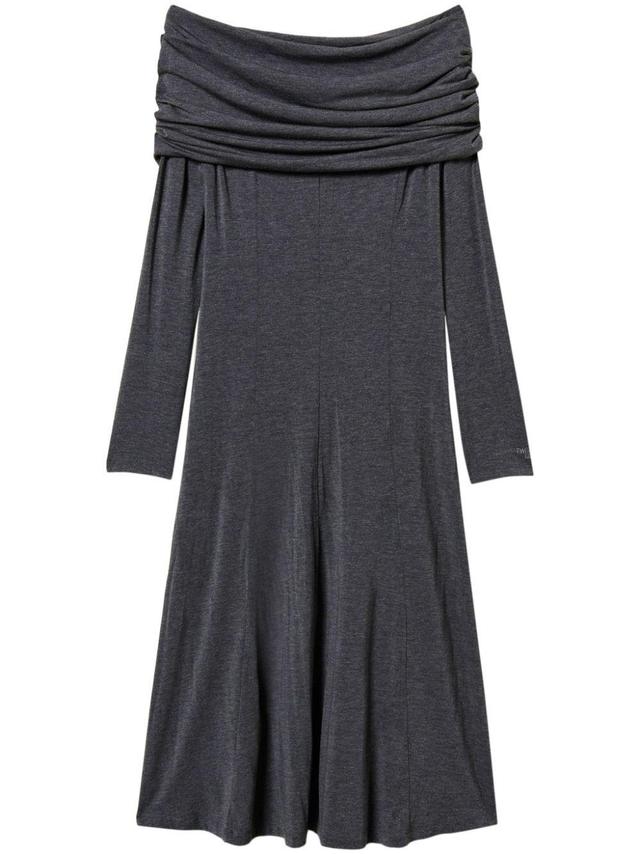 off-shoulder midi dress Product Image