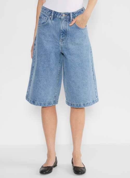 snapshot below-knee denim short Product Image