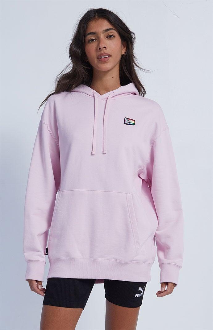 Puma Womens Downtown Pride Hoodie - Pinkarge Product Image