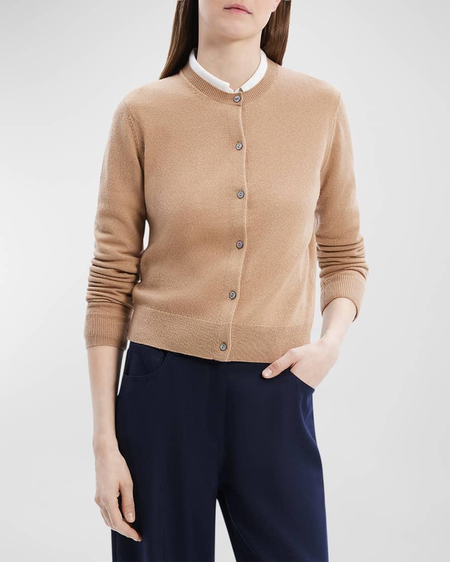 Cashmere Cropped Cardigan Sweater product image