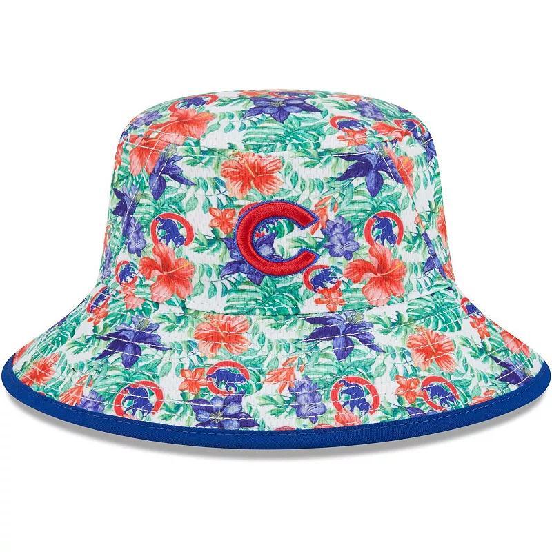 Mens New Era Chicago Cubs Tropic Floral Bucket Hat Product Image