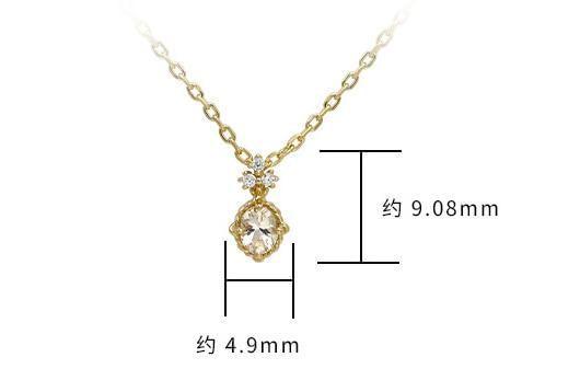 CZ Sterling Silver Necklace Product Image