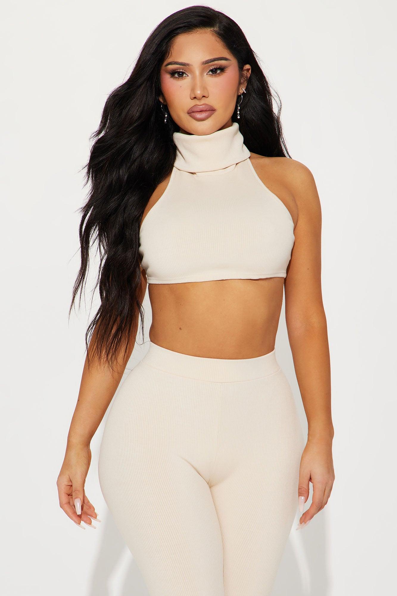 Jade Snatched Pant Set - Cream Product Image