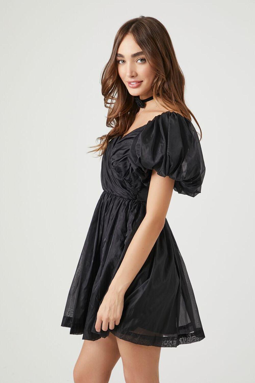 Sweetheart Chiffon Mini Dress | Forever 21 Product Image