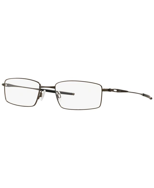 Oakley OX3136 Mens Rectangle Eyeglasses - Shiny Blac Product Image