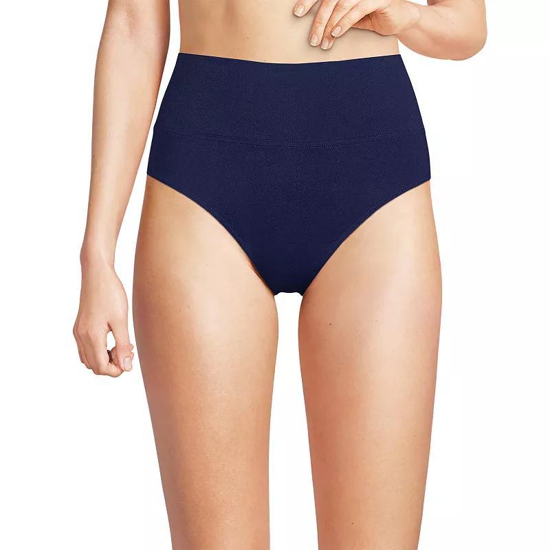 Womens Lands End Chlorine Resistant Fold Over High Waisted Bikini Bottoms Product Image