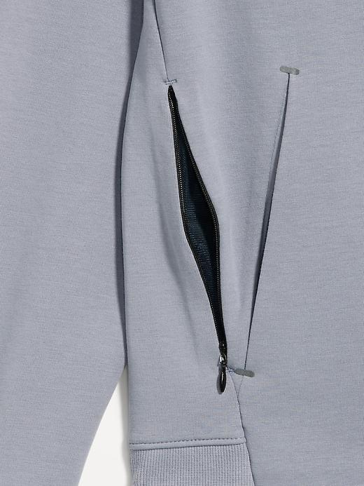 Dynamic Fleece Hidden-Pocket Zip-Front Hoodie Product Image