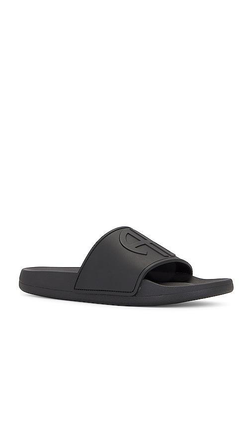 ANINE BING Isla Slides in Black. Size 36, 37, 39, 40, 41. Product Image