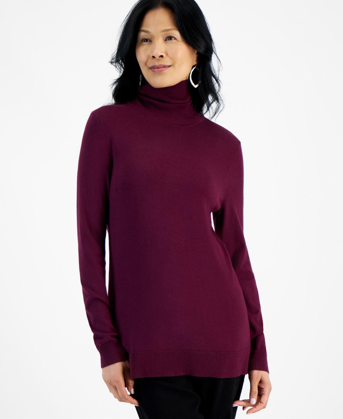 Style & Co Womens Turtleneck Long-Sleeve Sweater, Created for Macys Product Image